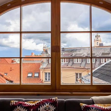 Gediminas Tower View In Old Town By Reside Baltic Vilnius
